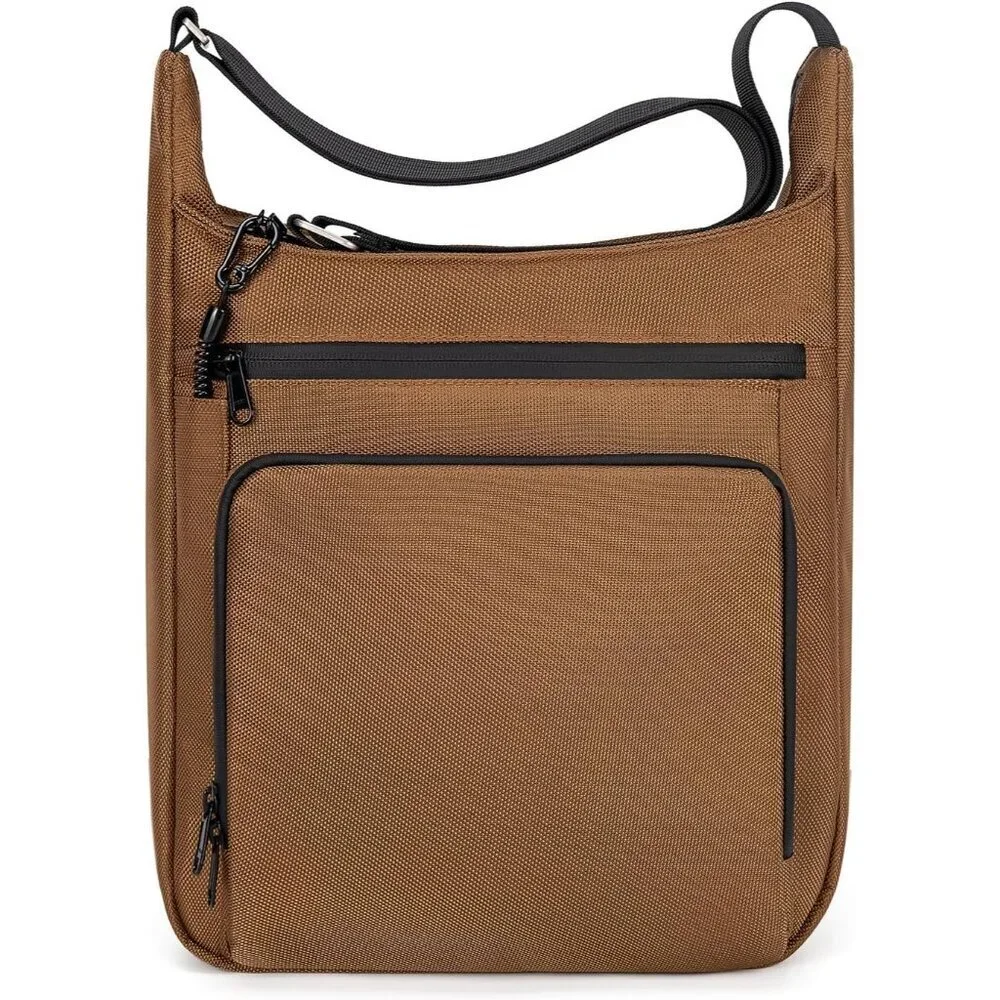 Anti Theft Crossbody Bag Waterproof RFID Lock for Travel and Work Women Men